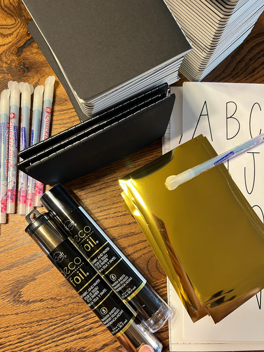 Unveiling August's Subscription Box: Mastering the Art of Metallic Foiling