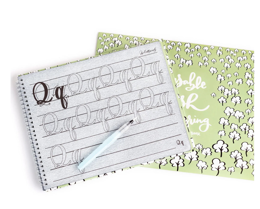 New Product: Reusable Brush Lettering Workbook