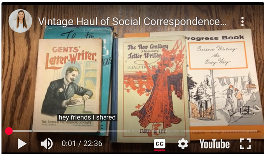 Reviving the Lost Art of Letter Writing: A Vintage Guide to Social Correspondence