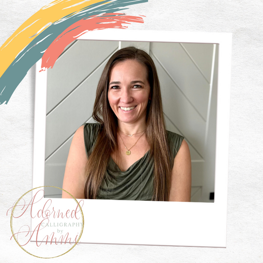 Meet the April Artist of the Month: Ammi from Adorned Calligraphy!