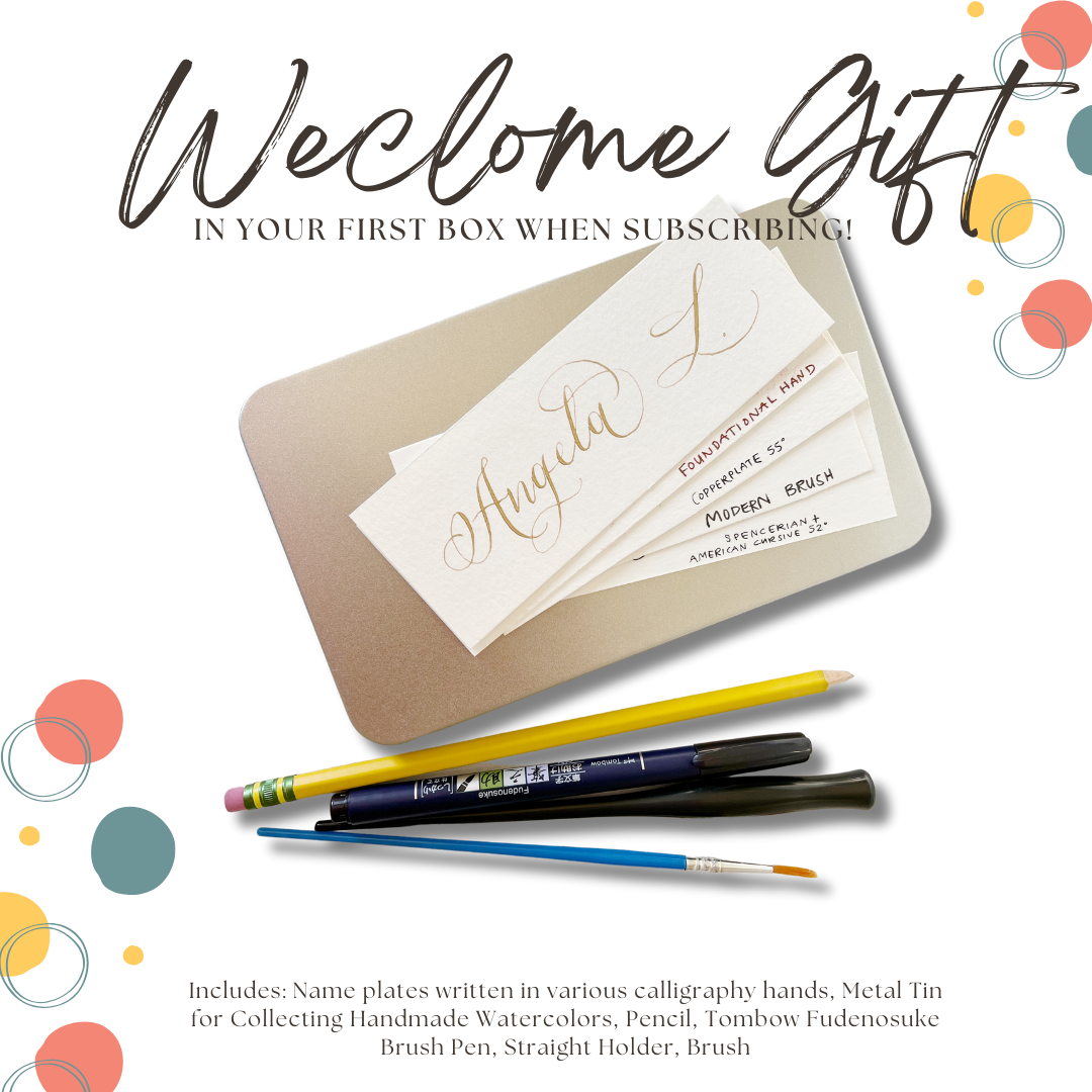 Monthly Simply Lettered Subscription-SOLD OUT