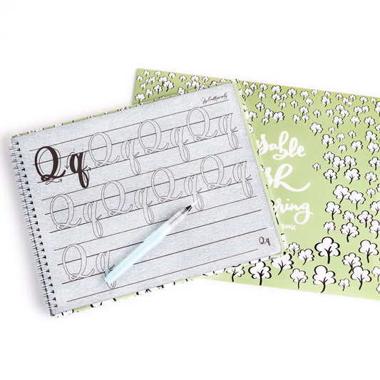 Reusable Brush Lettering Workbook from Luis Creations x Zizi Calligraphy
