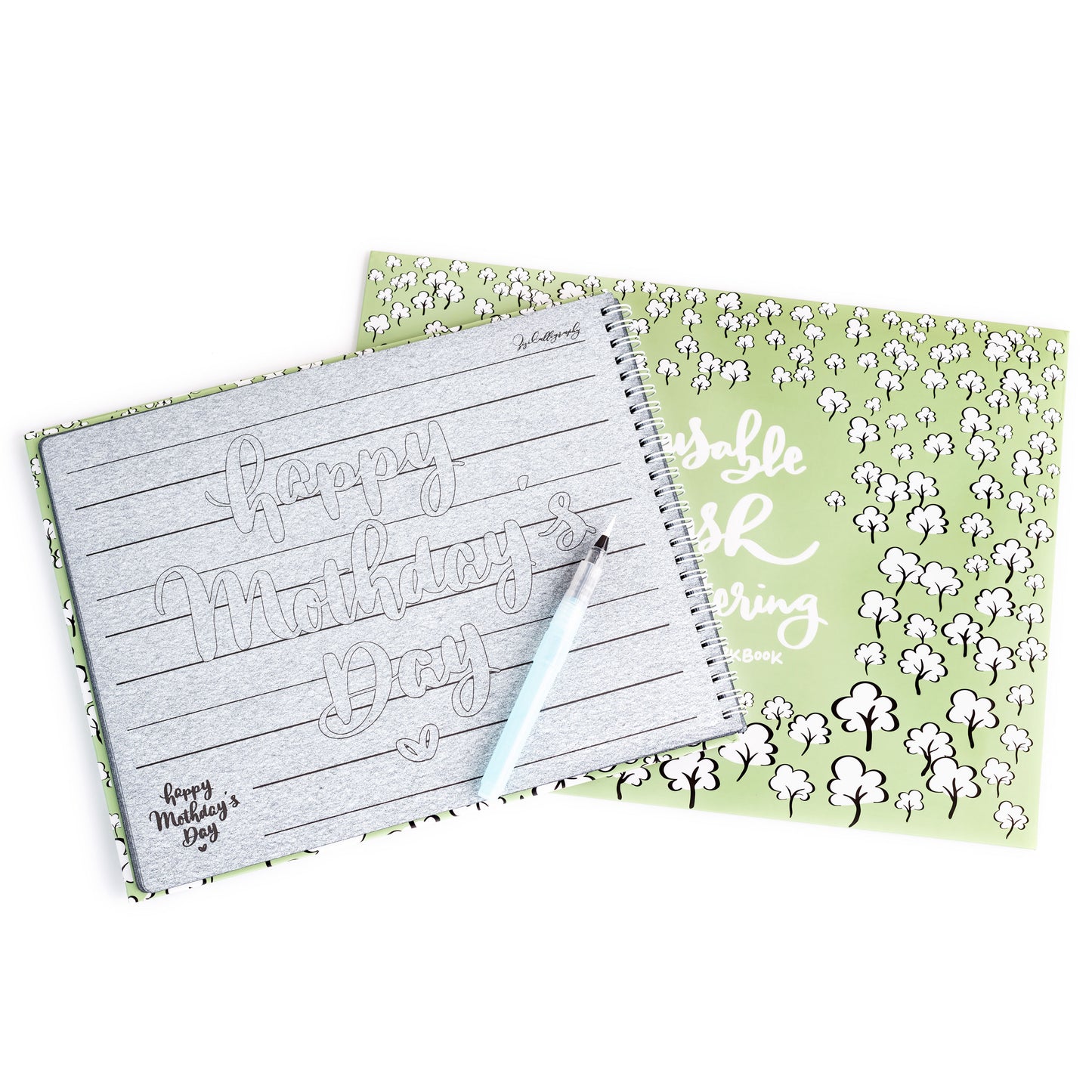 Reusable Brush Lettering Workbook from Luis Creations x Zizi Calligraphy