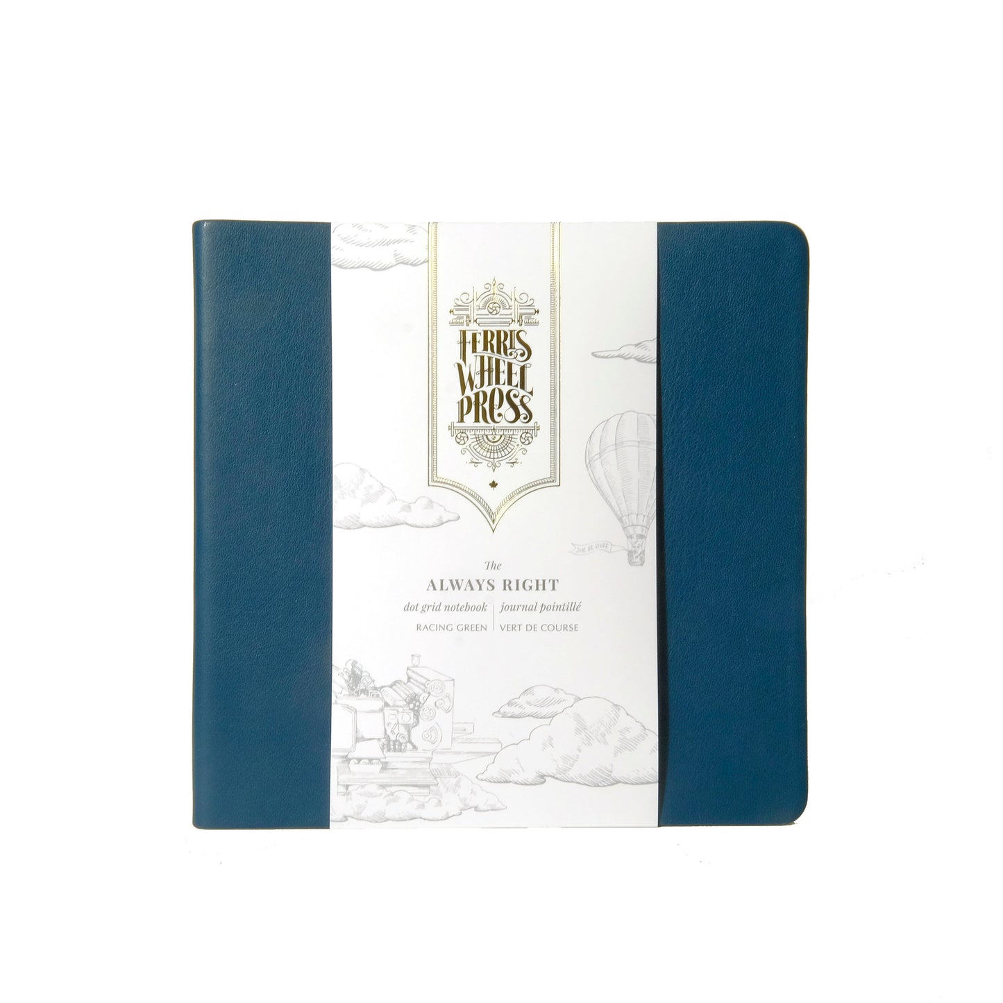 Always Right Square Fether Notebook by Ferris Wheel Press