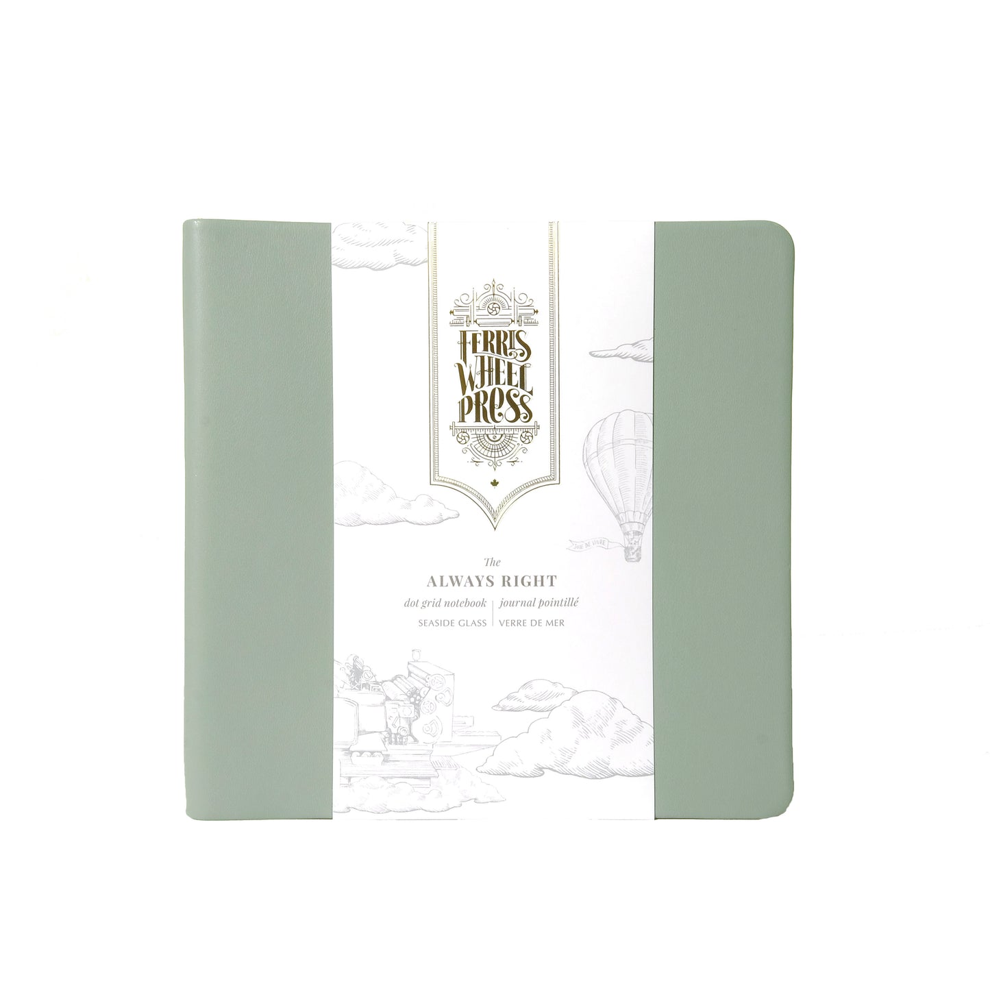 Always Right Square Fether Notebook by Ferris Wheel Press