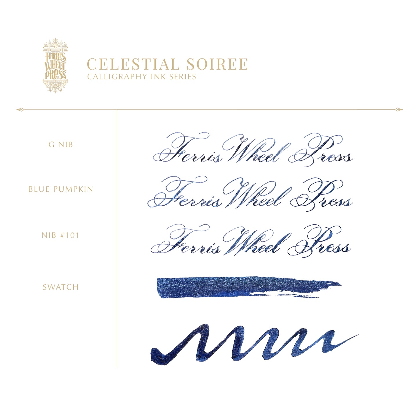 Celestial Soiree | Ferris Wheel Press Fanciful Events Calligraphy Ink