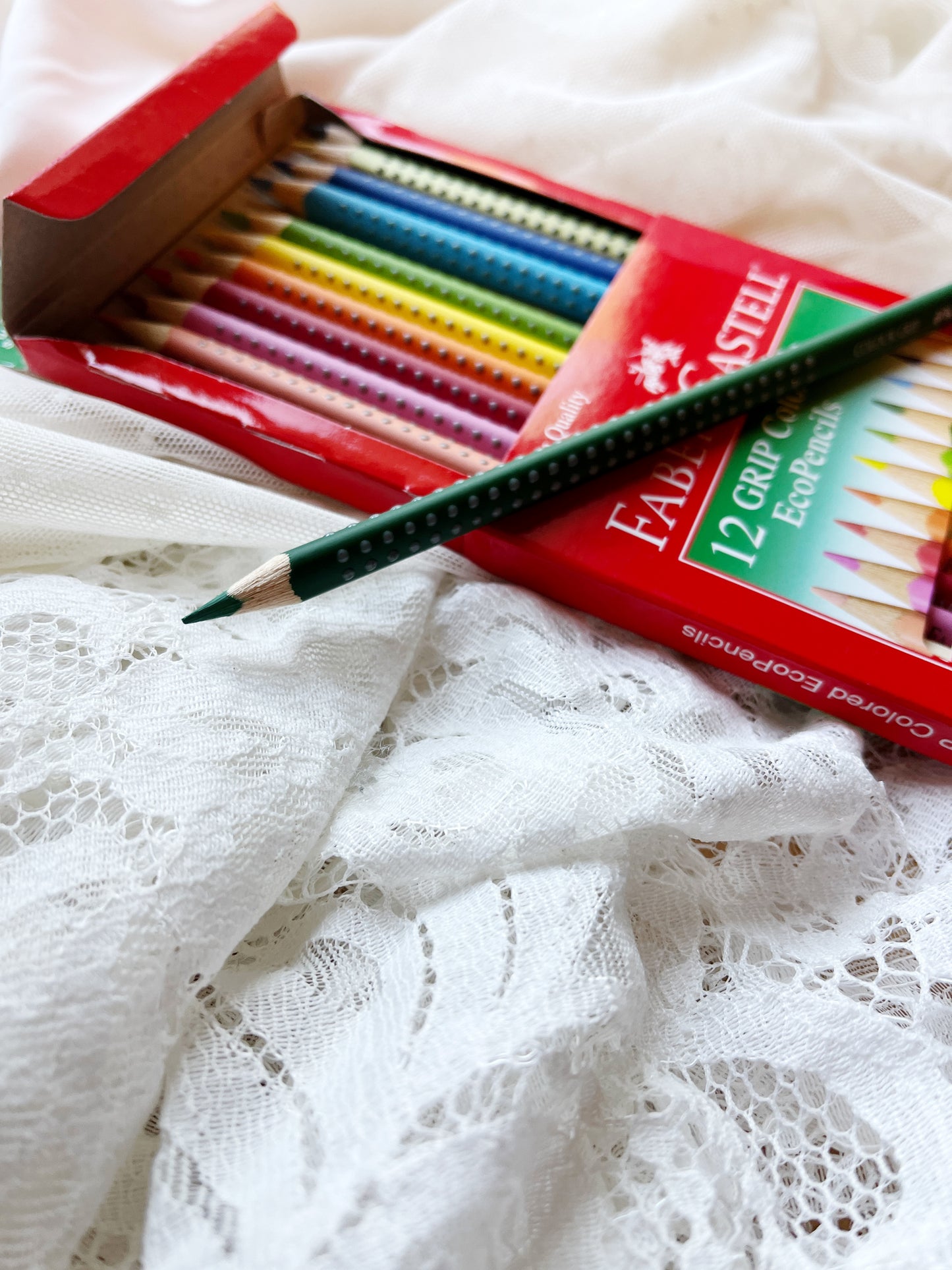 Triangular Raised Grip Eco Colored Pencils