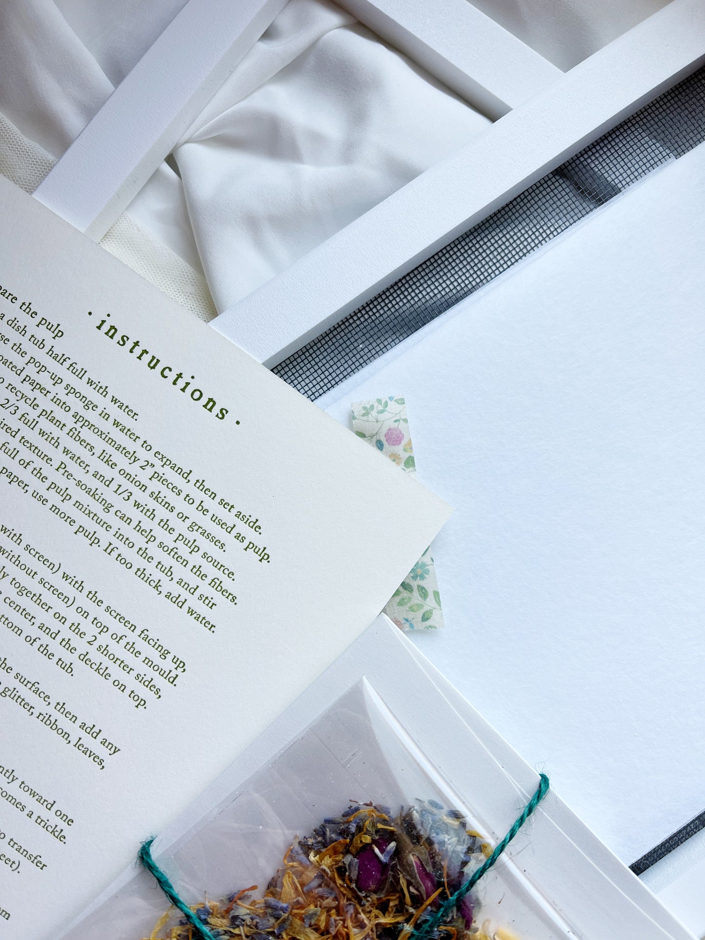 Handmade Papermaking Kit