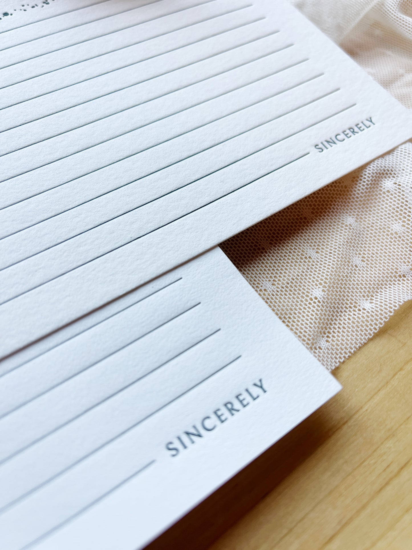 Desktop Letterpress Letter Writing Set