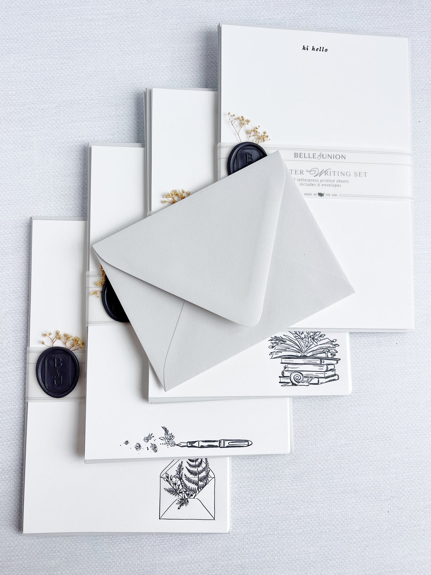 Letterpress Letter Writing Set