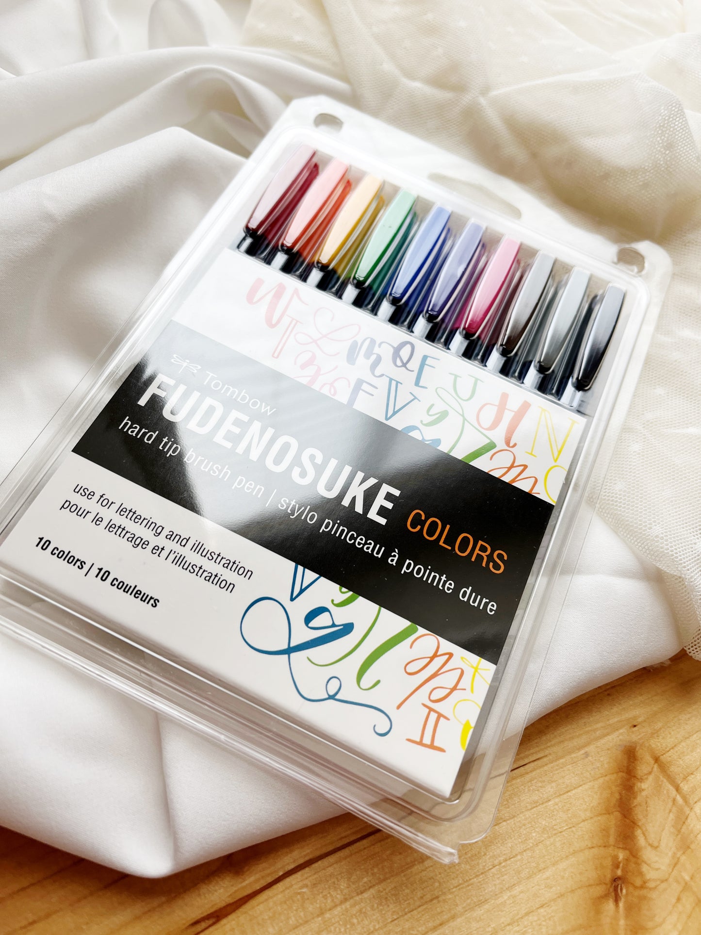 Fudenosuke Hard Tip Color 10 Pack