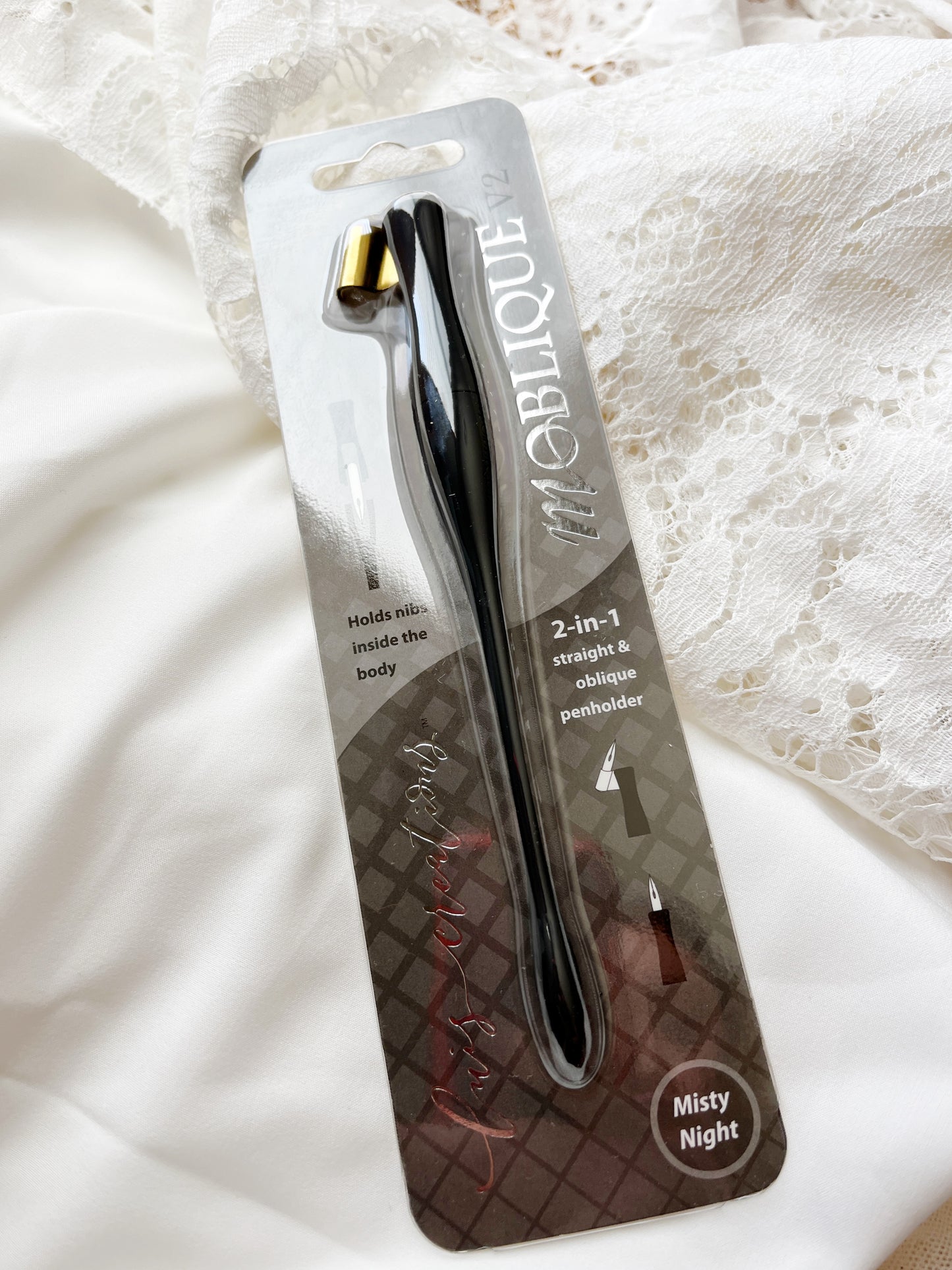 Moblique Version2 2 in 1 Pen Holder for Calligraphy Nibs