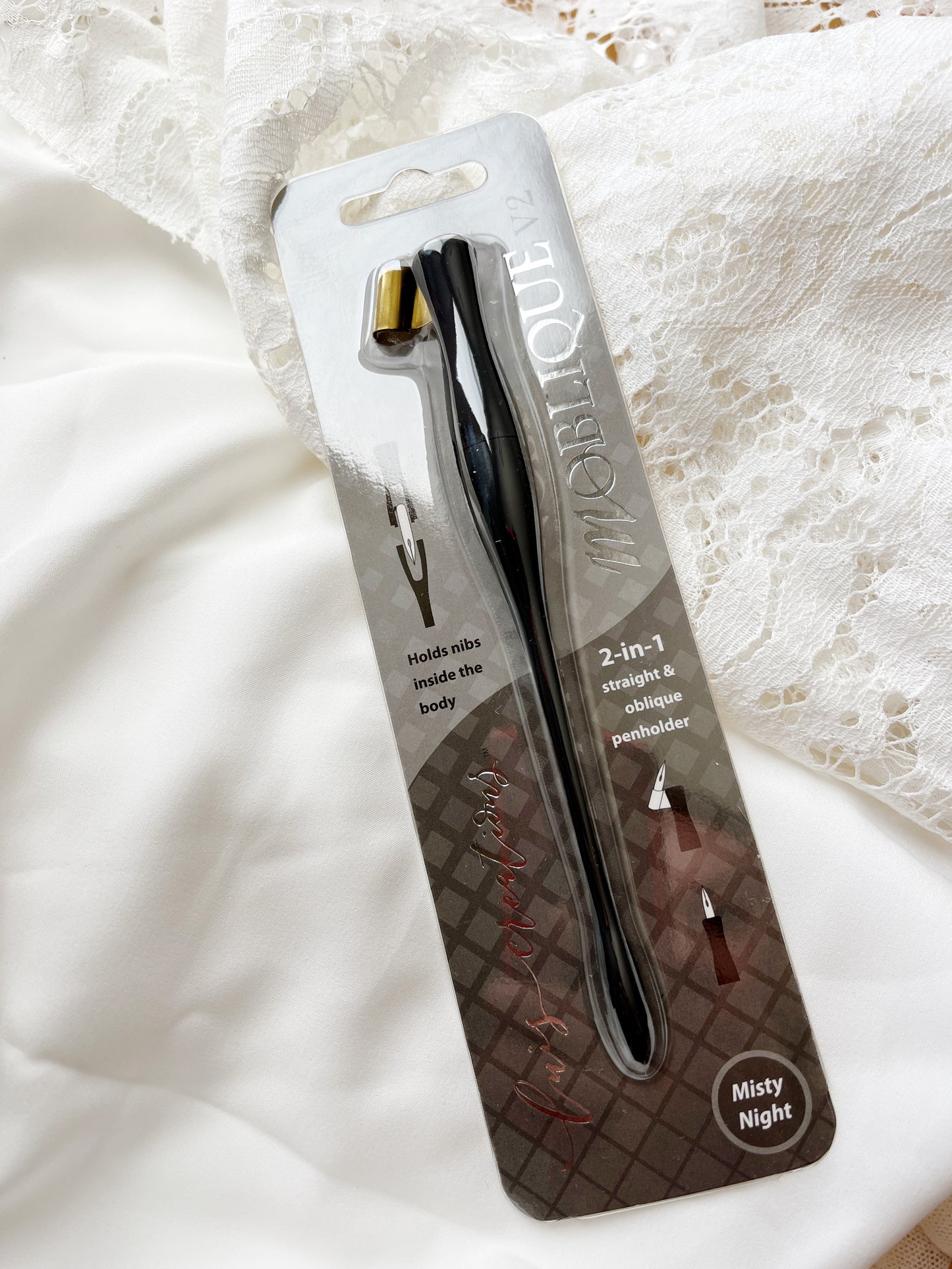 Moblique Version2 2 in 1 Pen Holder for Calligraphy Nibs