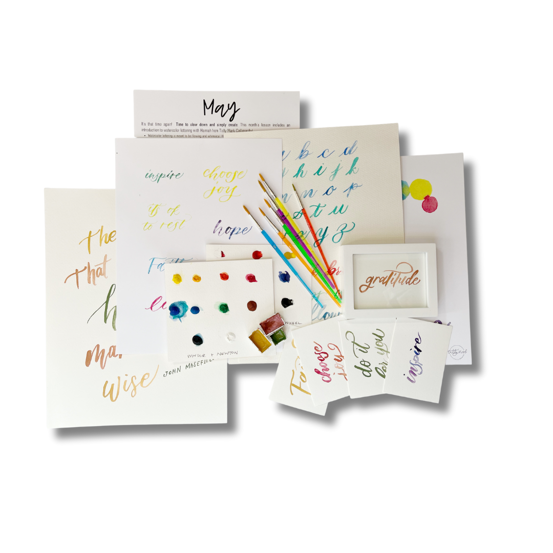 Monthly Simply Lettered Subscription-SOLD OUT