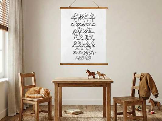 The Cursive Alphabet Chart: A Quiet Reference They Will Grow With