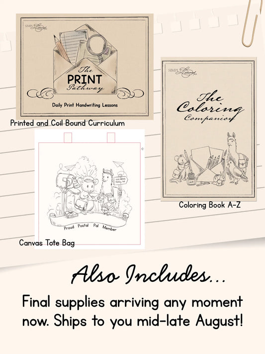 The Print Pathway Boxed Set: Handwriting as an Experience