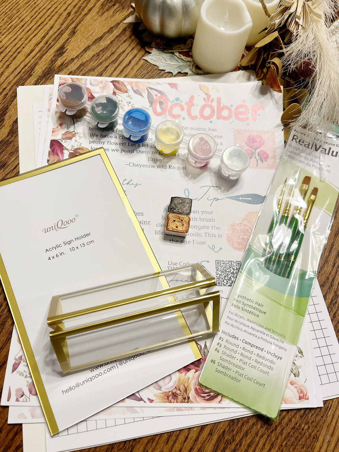 October's Calligraphy Subscription Box