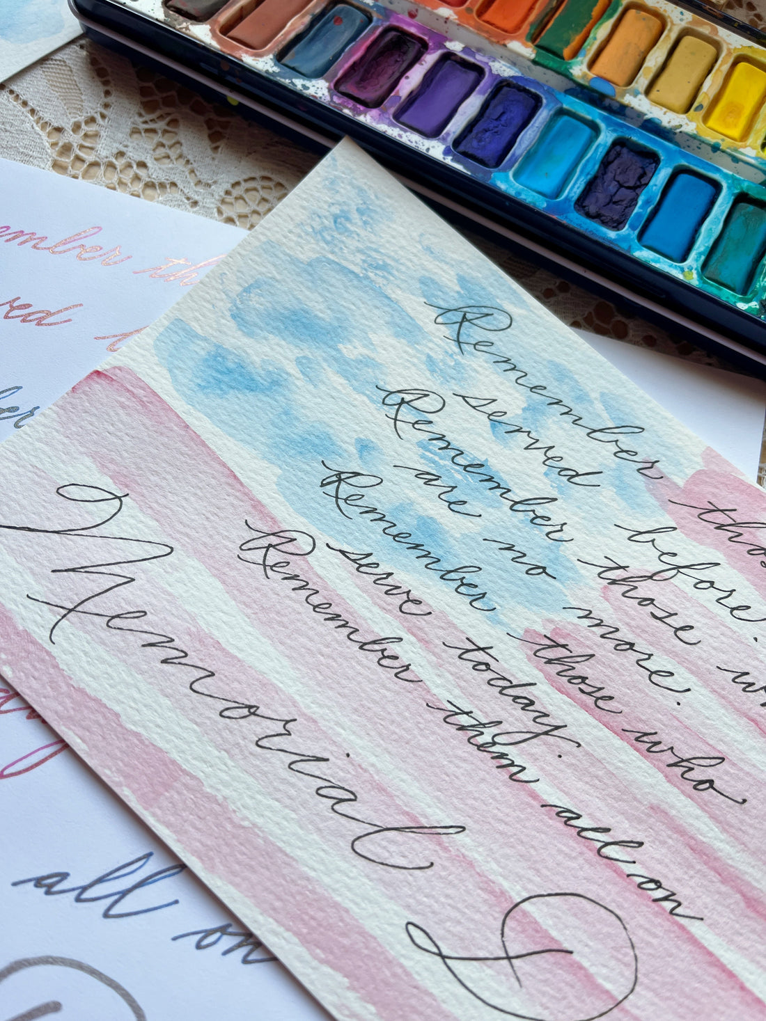Memorial Day Penmanship Practice: Instant Download