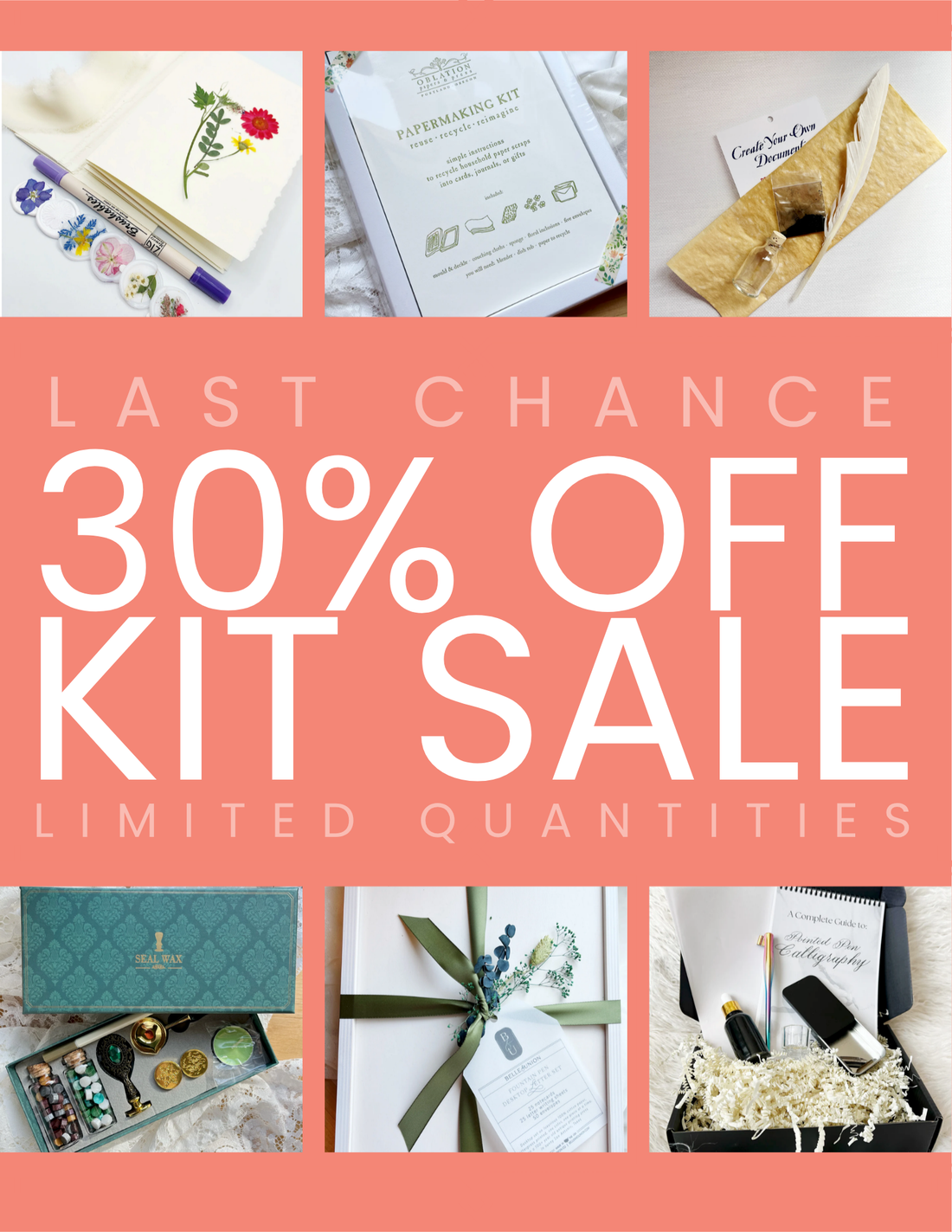 Last Chance: Our Close-Out Kit Sale Is Here (And When They're Gone, They're Gone)