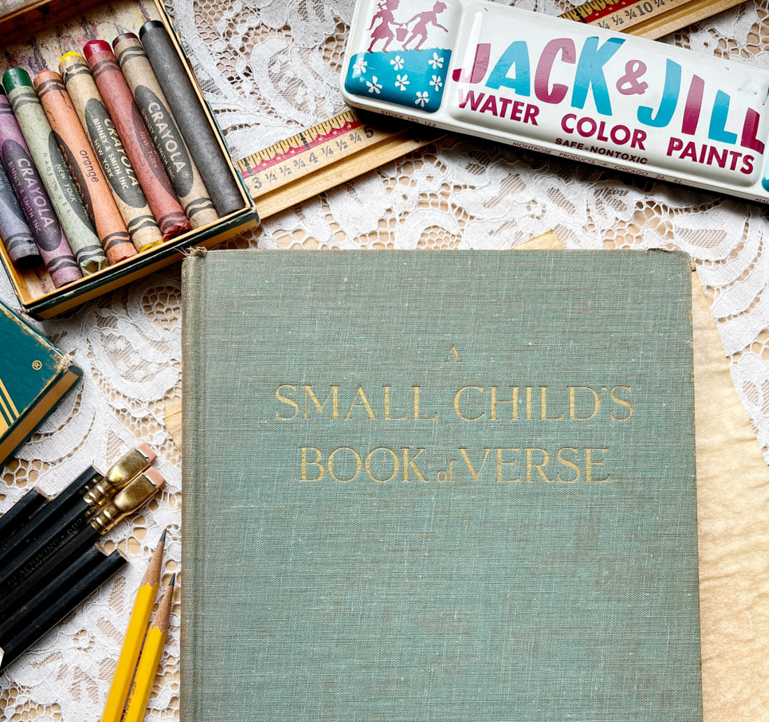 Vintage Children's Poetry: Where Mindfulness and Traditional Cursive Meet