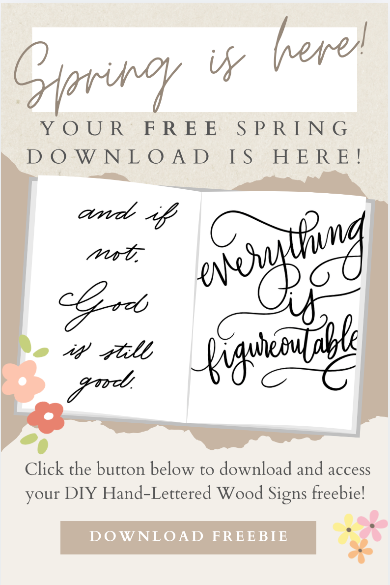 Spring Is Coming: DIY Hand-Lettered Wood Signs to Celebrate the Season