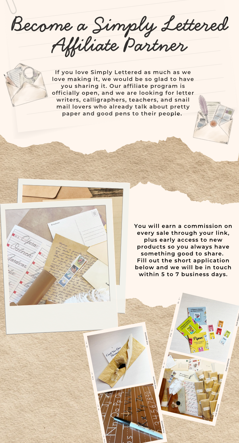 Become a Simply Lettered Affiliate