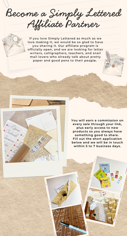 Become a Simply Lettered Affiliate