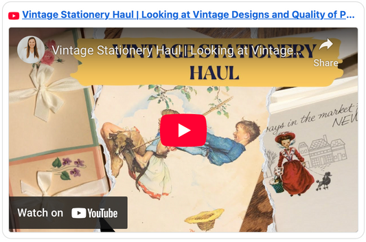 Vintage Stationery Treasures: A Journey Through Classic Paper and Design