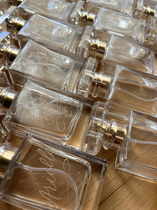 The Gift That Will Live on Her Vanity Forever: Personalized Engraved Perfume Bottles