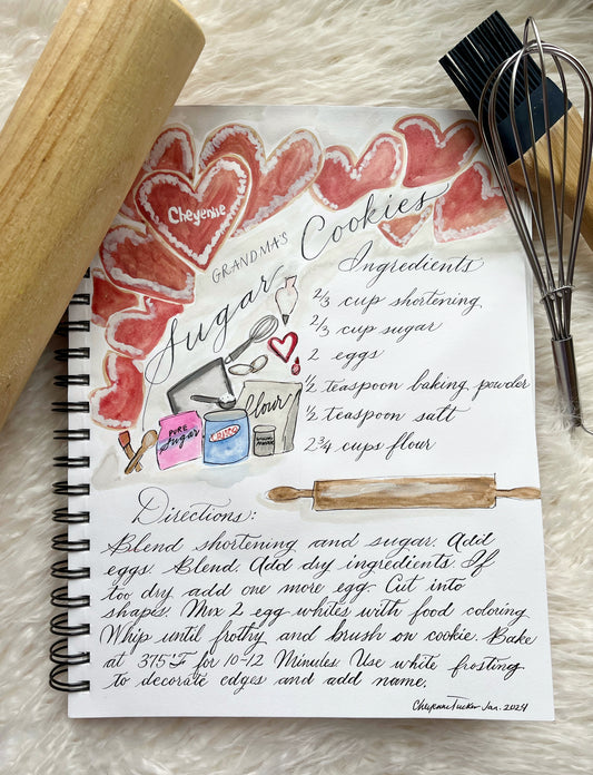 Cookies and Calligraphy | A Monthly Virtual Creative Session