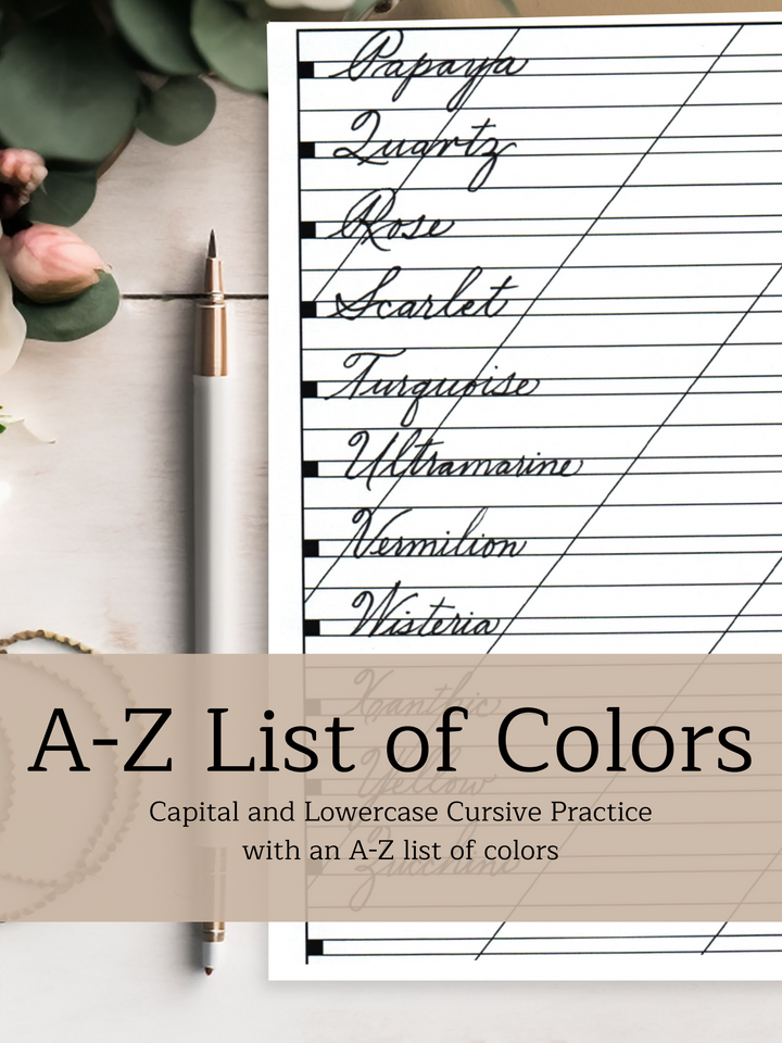 The Cursive Connection – Simply Lettered Shop