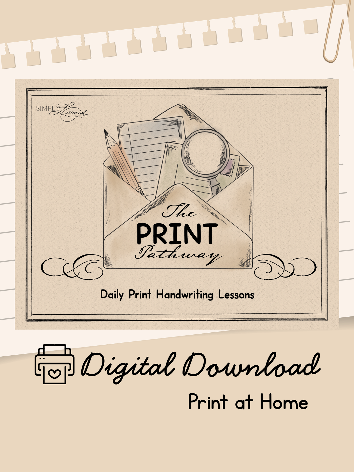 The Print Pathway™ | Print Penmanship Handwriting Curriculum | Digital Download