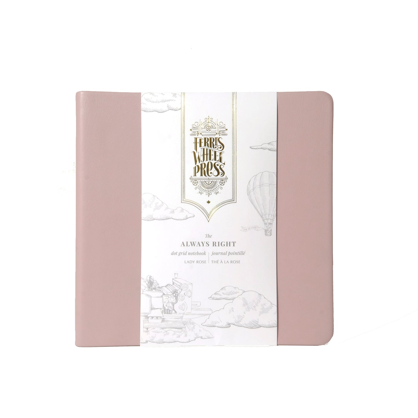 Always Right Square Fether Notebook by Ferris Wheel Press