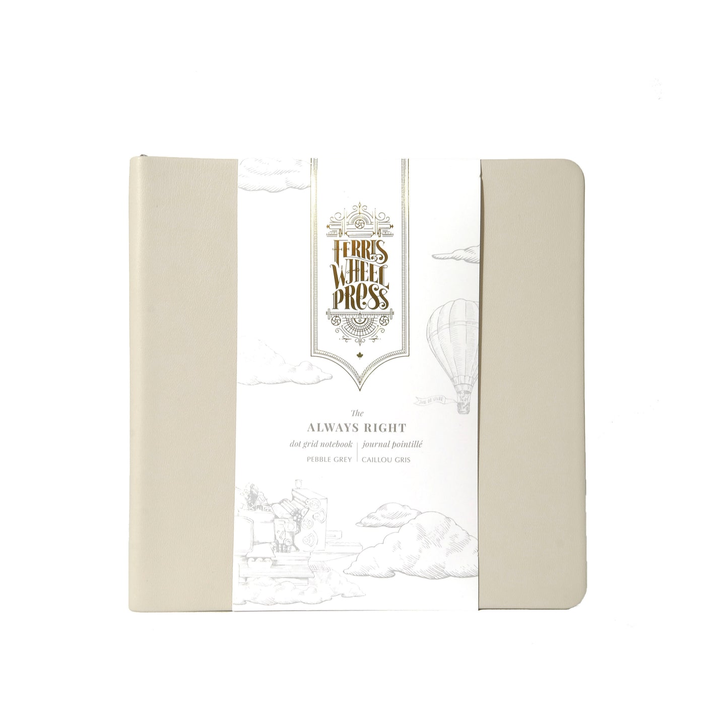 Always Right Square Fether Notebook by Ferris Wheel Press
