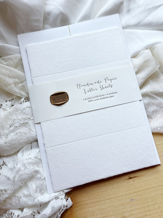 Handmade Letter Sheet Set