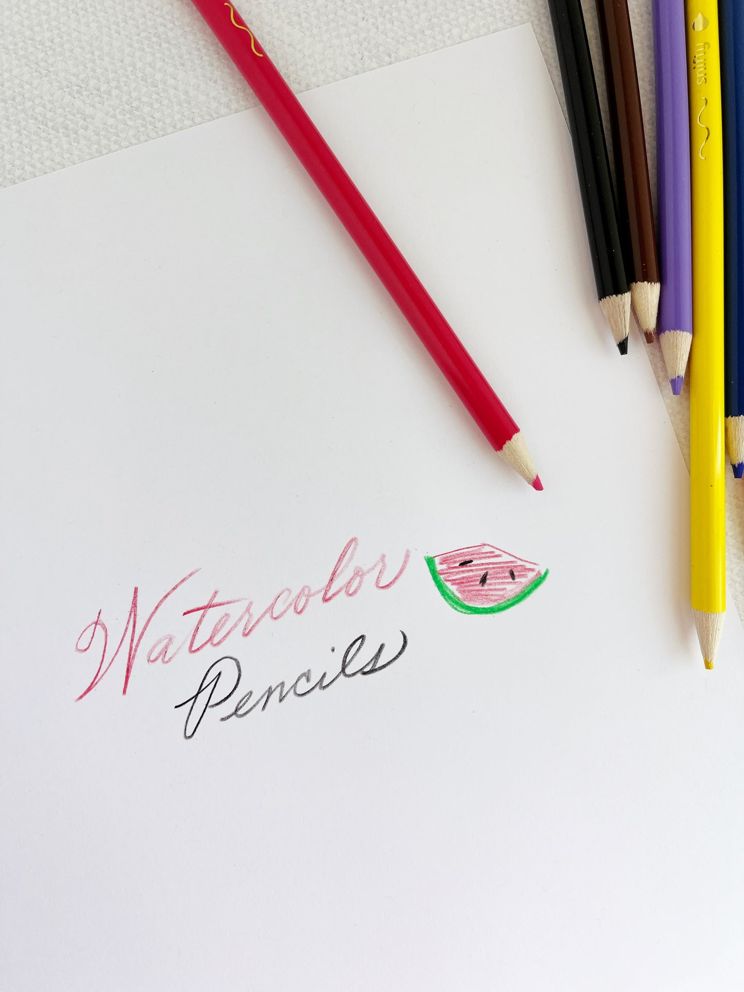 Color Brush Watercolor Pencils