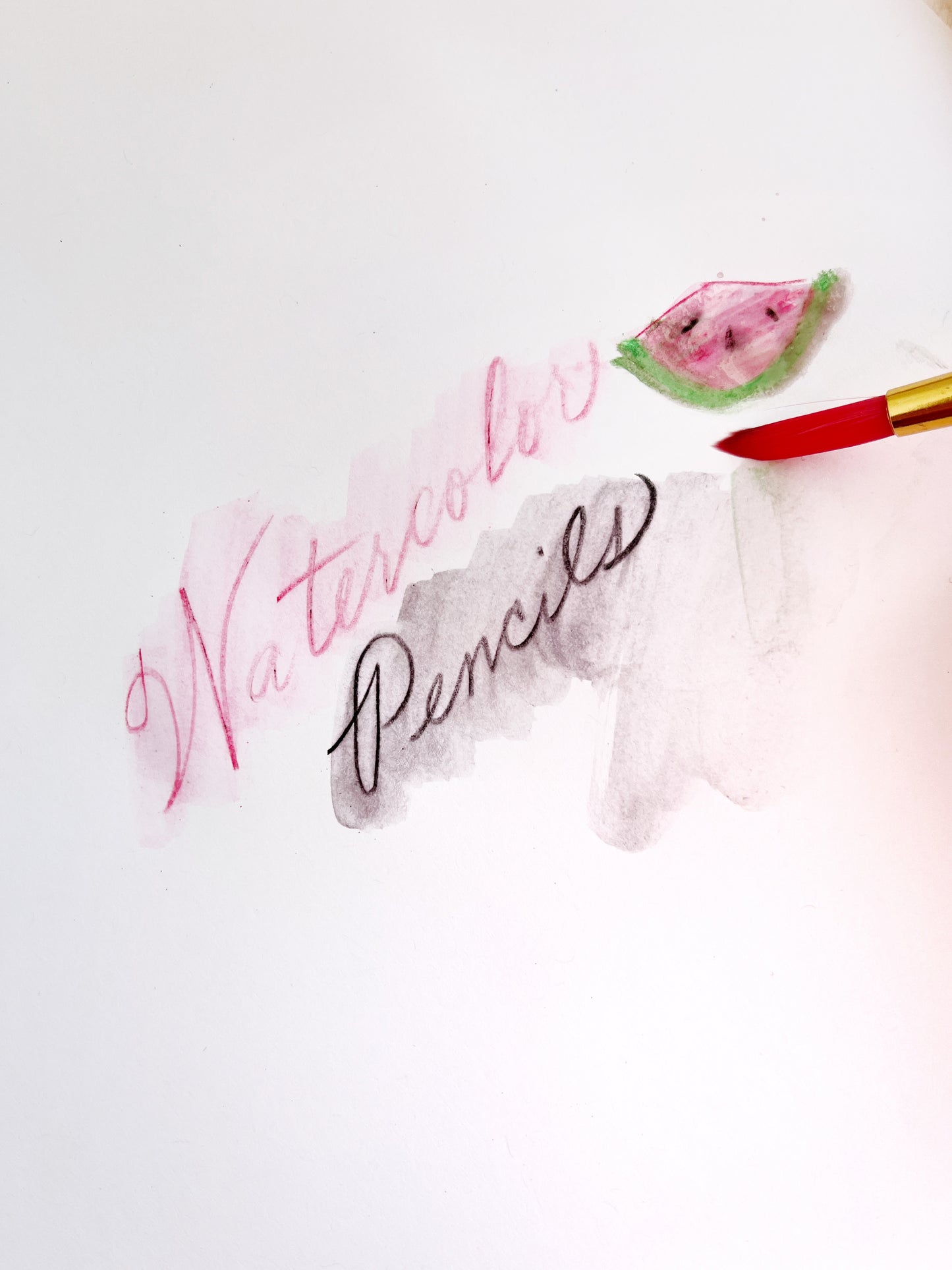 Color Brush Watercolor Pencils