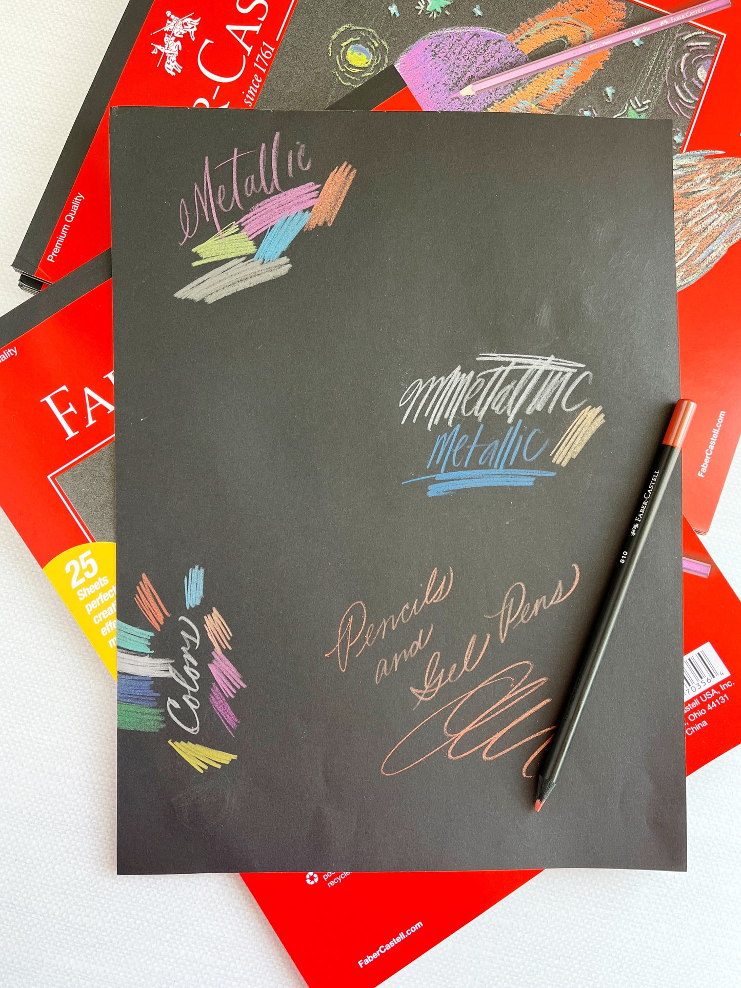 Black Paper Sketch Pad