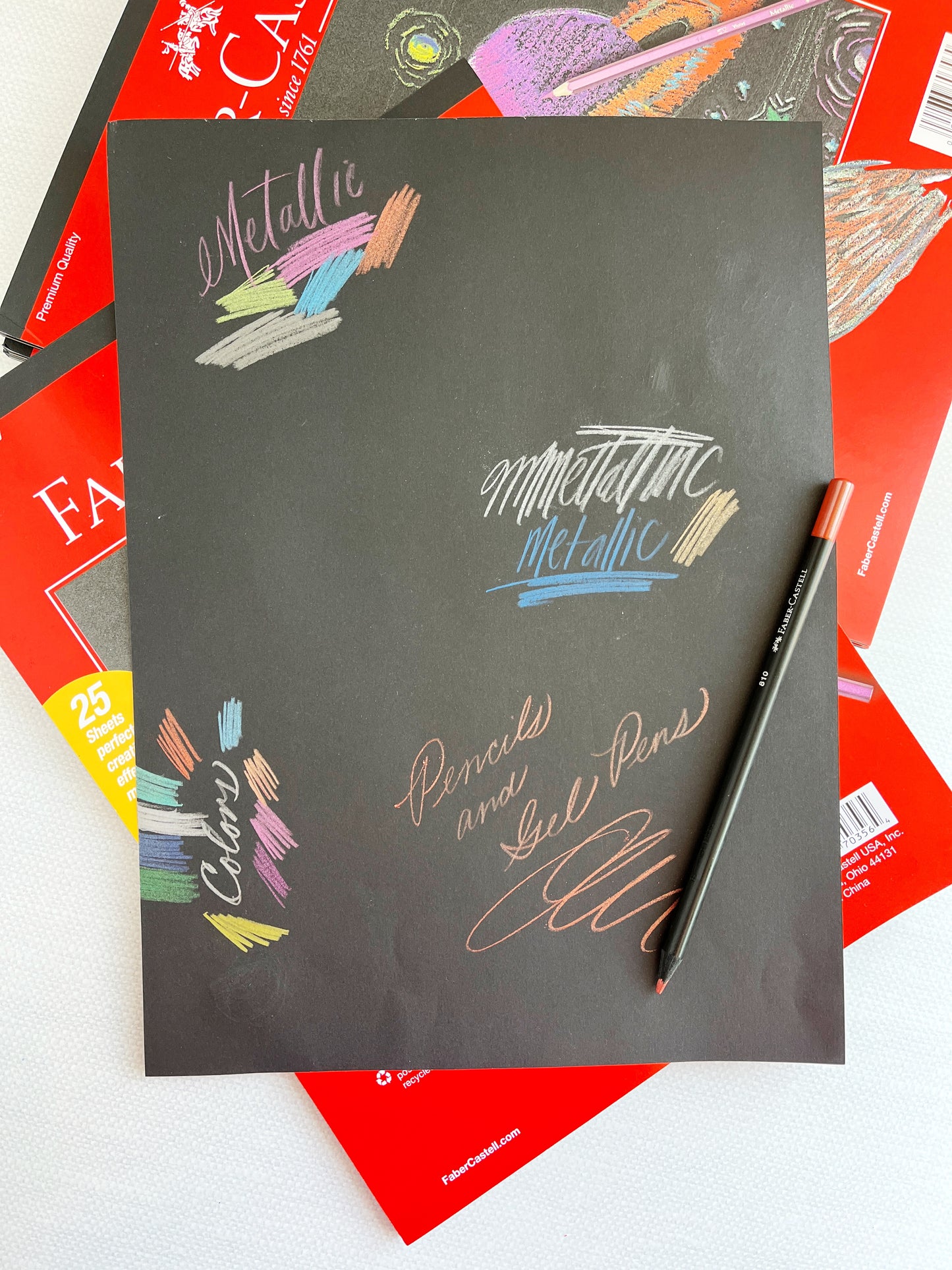 Black Paper Sketch Pad