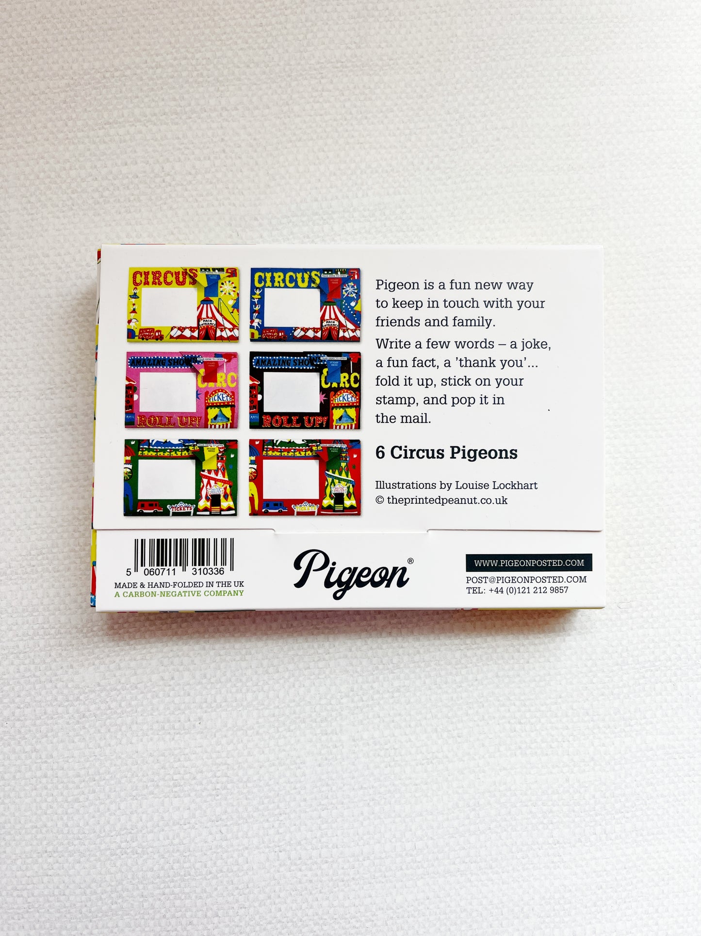 Pigeon Folding Letter and Envelope