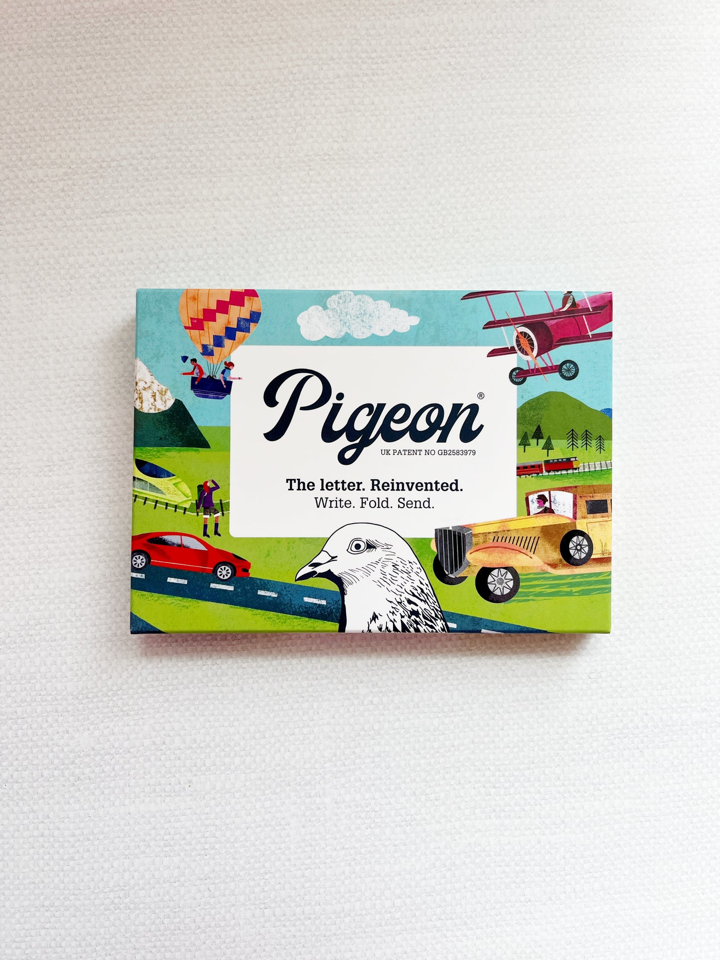 Pigeon Folding Letter and Envelope