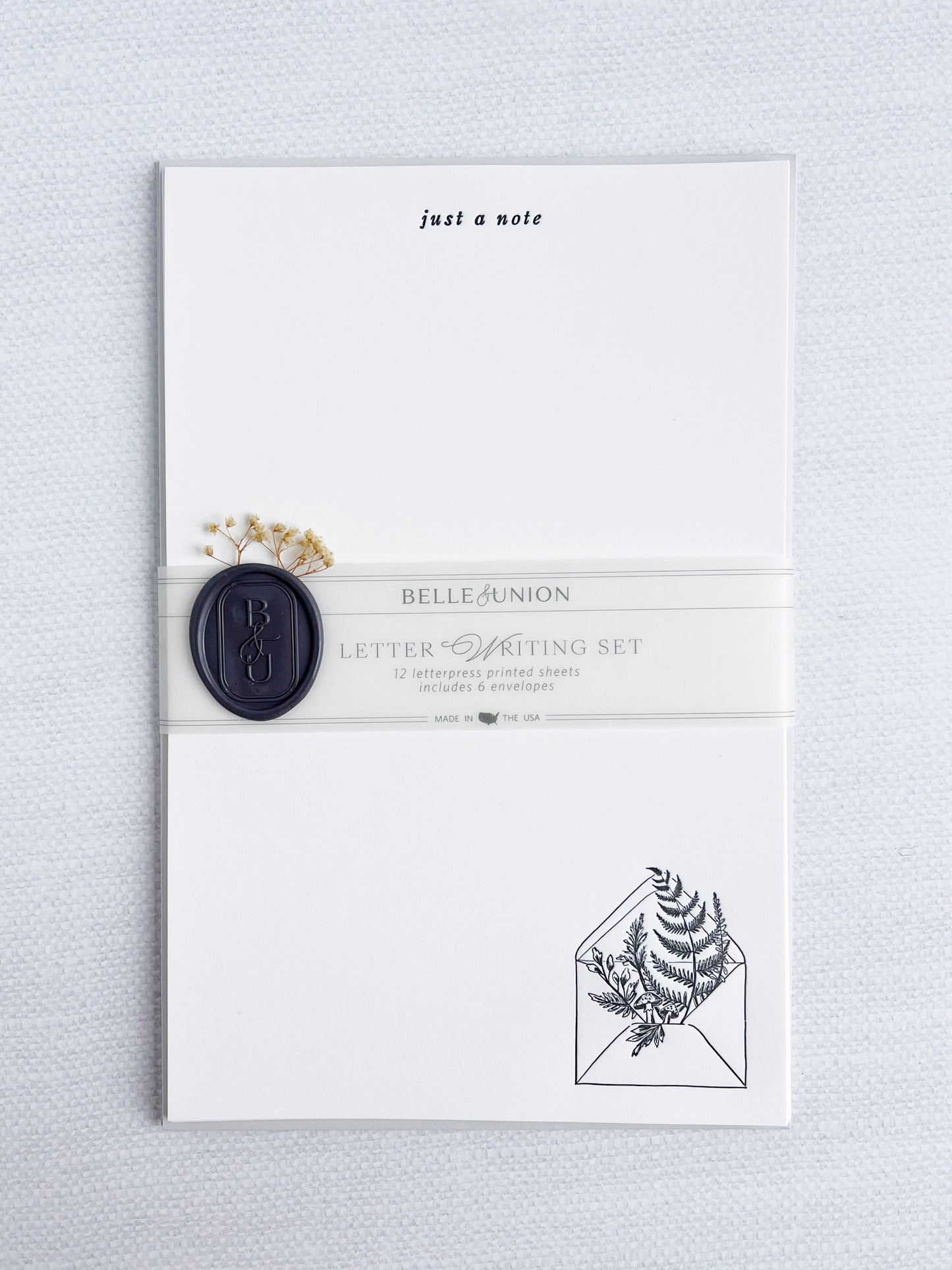 Letterpress Letter Writing Set
