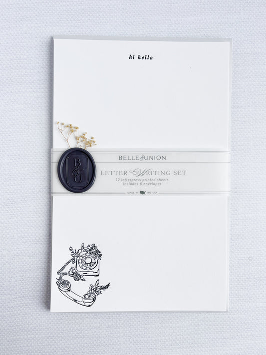 Letterpress Letter Writing Set