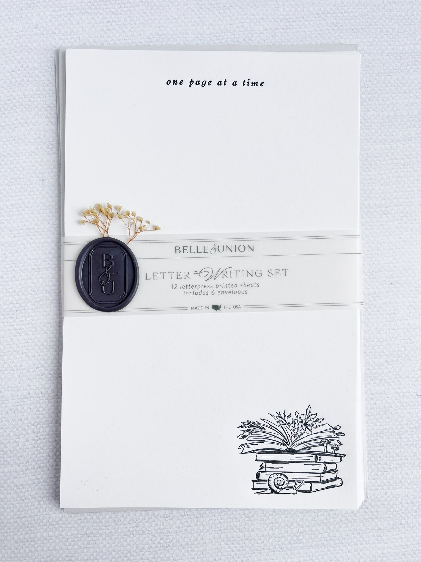 Letterpress Letter Writing Set