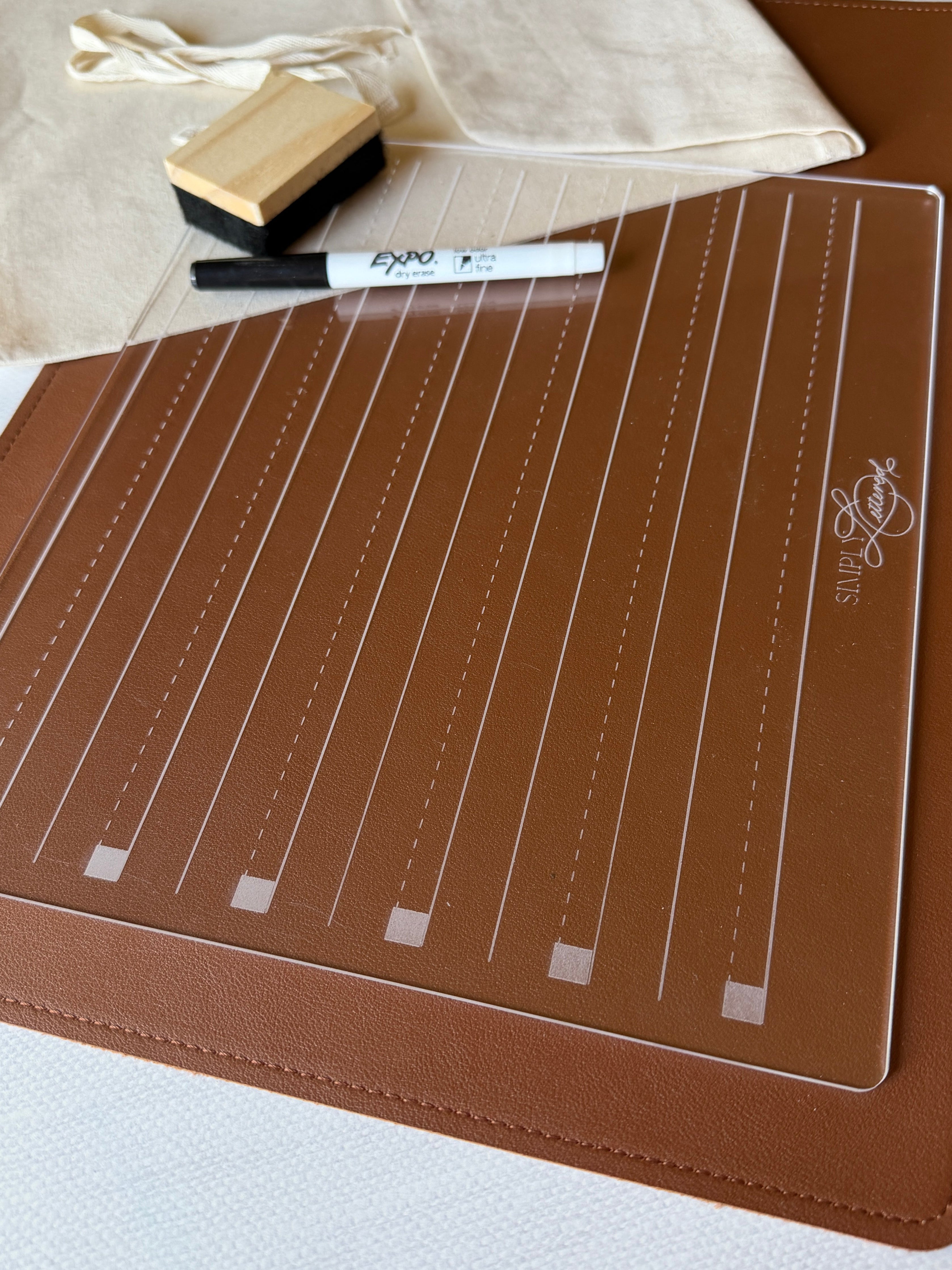 Cursive Guidelines Practice Board