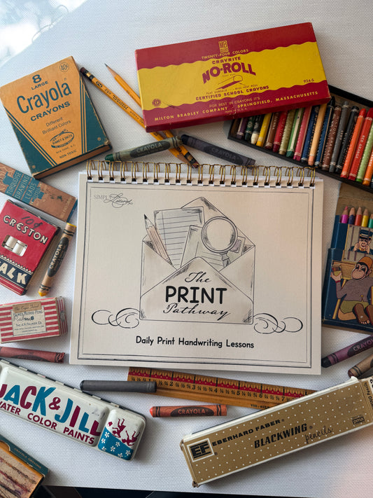 The Print Pathway™ | Print Penmanship Handwriting Curriculum |  Workbook Printed