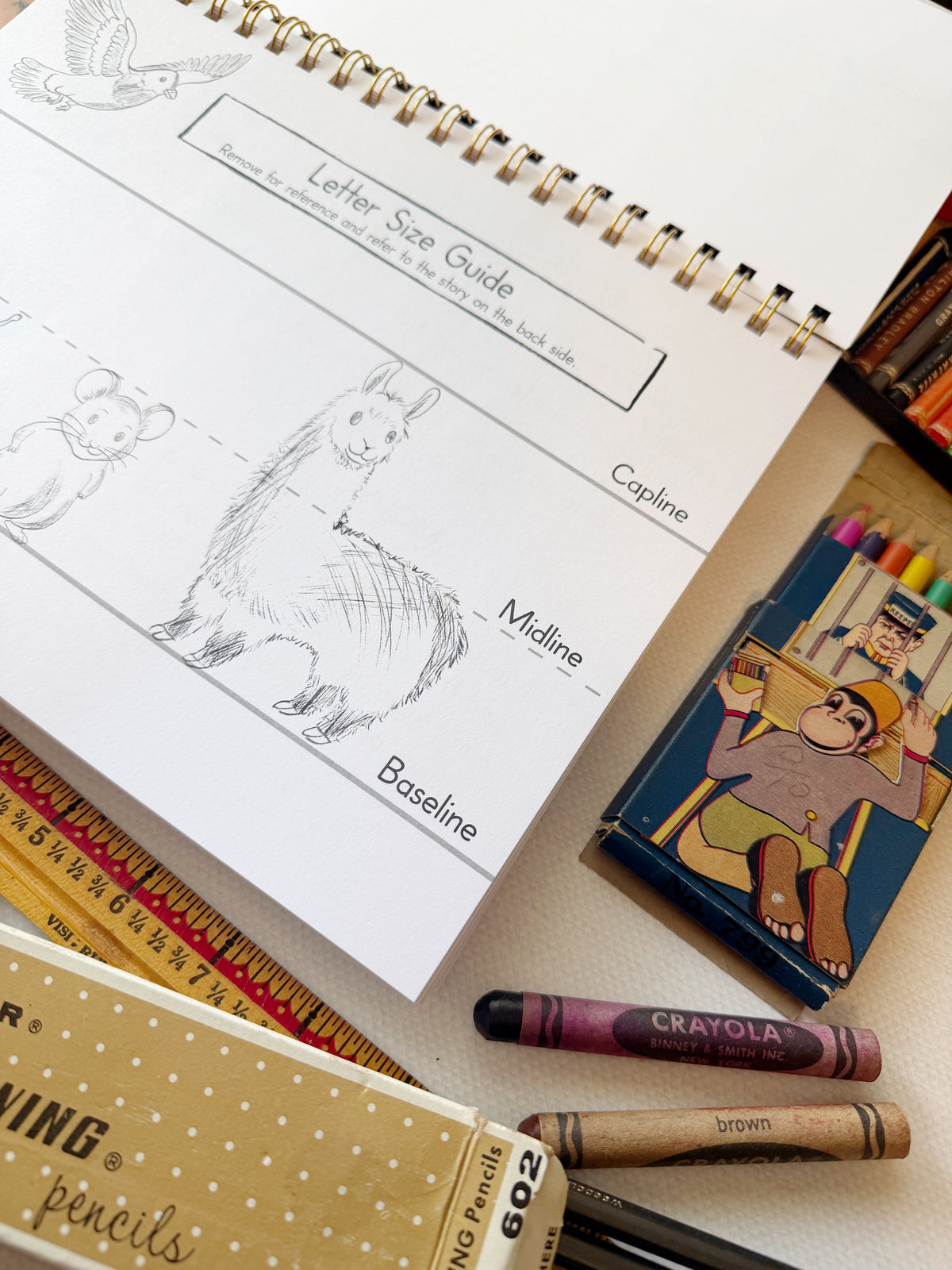 The Letter Bridge™ Step Two | Snail Mail | Print Penmanship and Cursive Intro Practice Workbook | Printed