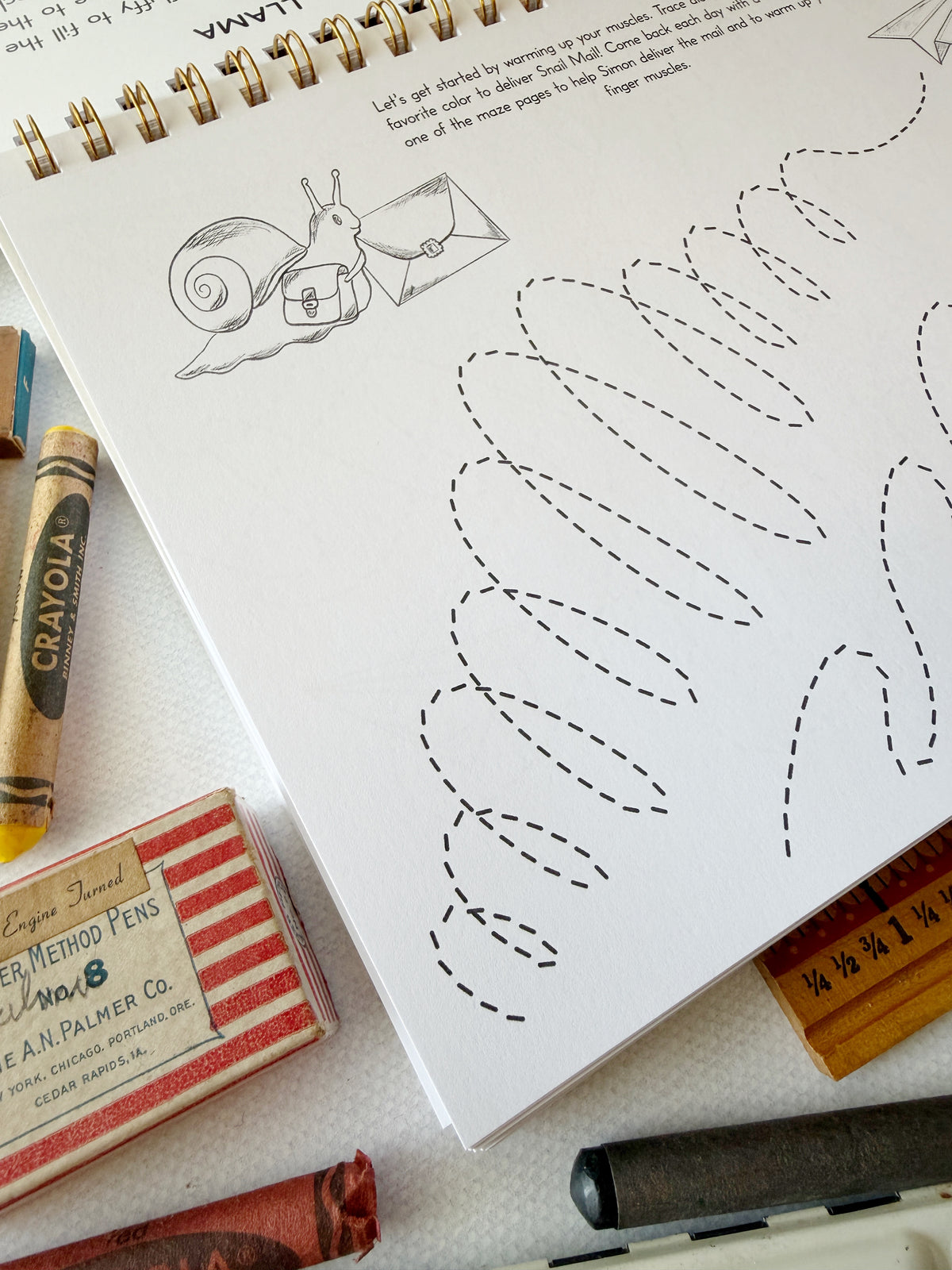 The Letter Bridge™ Step Two | Snail Mail | Print Penmanship and Cursive Intro Practice Workbook | Printed