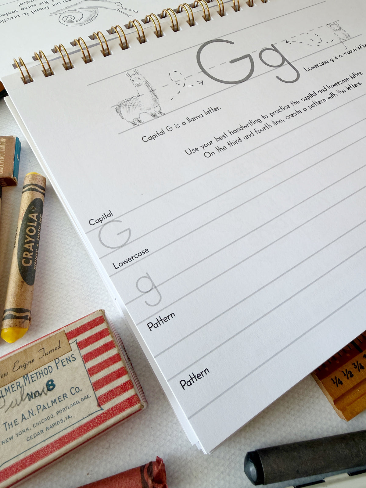 The Letter Bridge™ Step Two | Snail Mail | Print Penmanship and Cursive Intro Practice Workbook | Printed