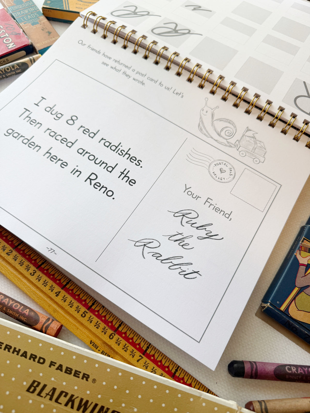 The Letter Bridge™ Step Two | Snail Mail | Print Penmanship and Cursive Intro Practice Workbook | Printed